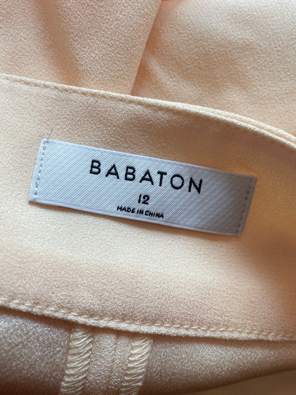 Babaton Hikaru Skort Butter Yellow Skirt With Shorts Dressy Size 12 NWOT - Picture 9 of 9
